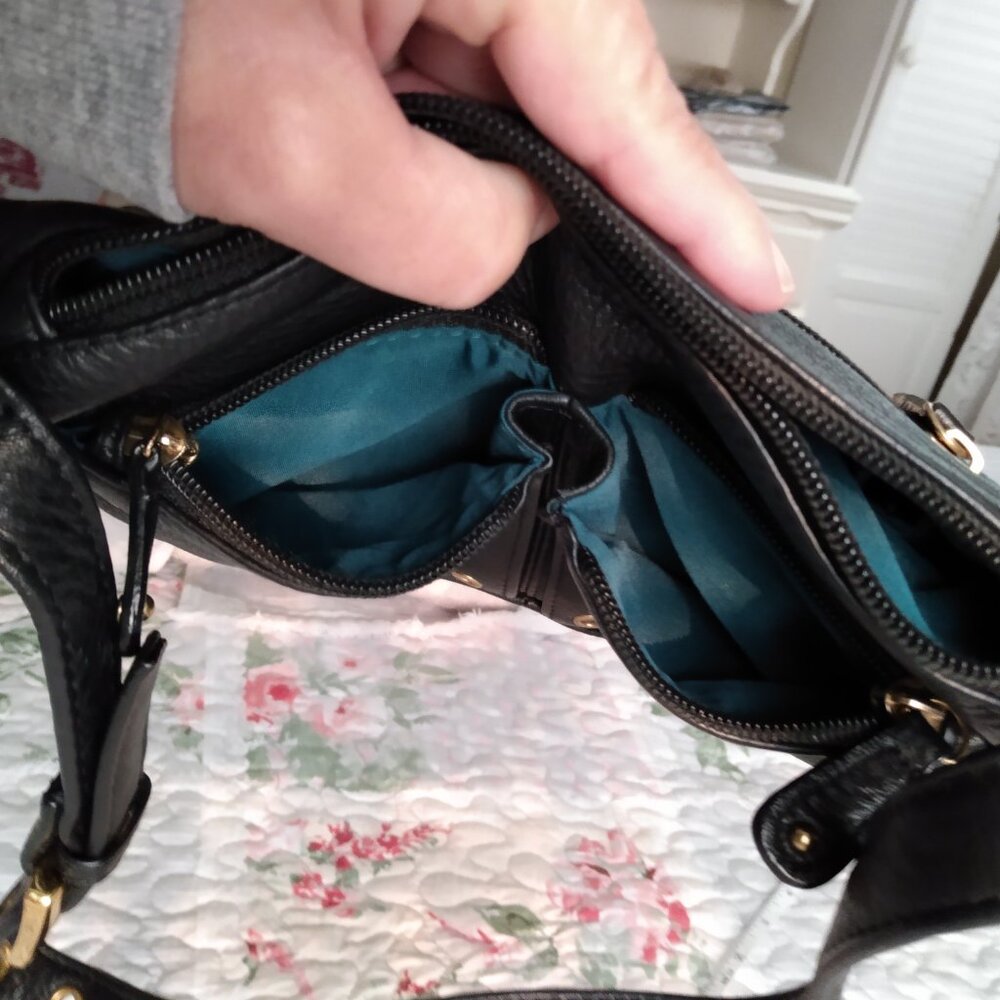 Black leather stone mountain bag - Picture 8 of 16